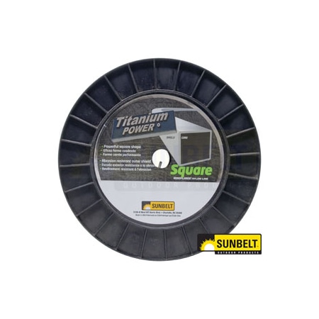 A & I Products Titanium Power Trimmer Line, .095" square 8" x8" x7.3" A-B145095